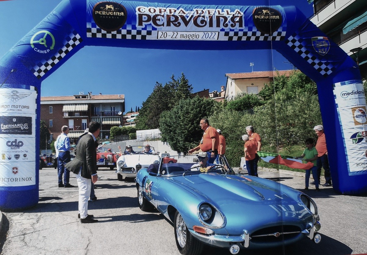 Coppa della Perugina on Jaguar E Type