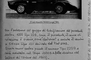 Abarth 1000 BA Muso Lungo 1965 ex ufficiale squadra corse Cristiano Luzzago brescia (7)